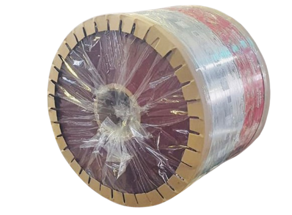 Palete envolto com Filme Stretch Foxpack para proteção e estabilidade da carga